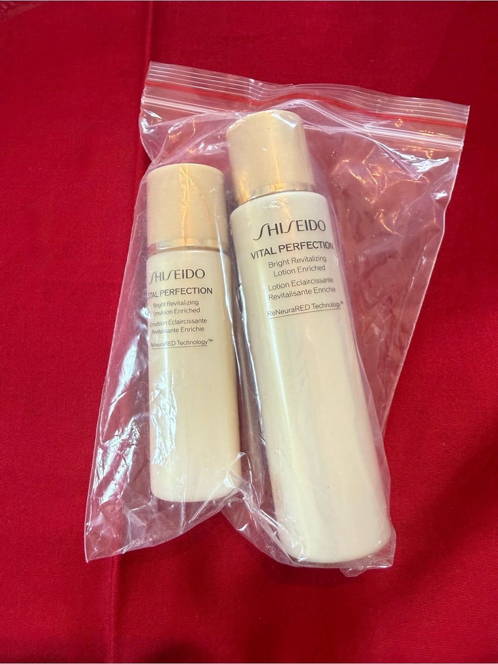 Shiseido Vital Perfection Bright Revitalizing Lotion and Emulsion NEW